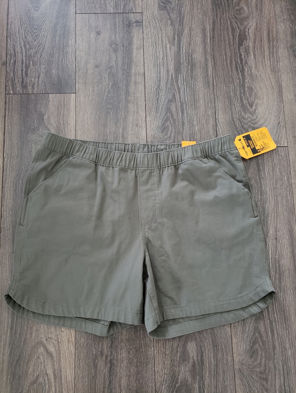Carhartt Olive Green Force Ripstop Work Shorts Womens Size XL (16-18) New